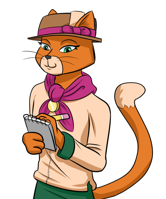 Mittens Meow Magnet (Collar Cases Version)