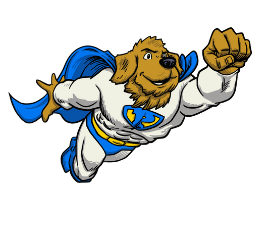 Flying Power Pup Magnet