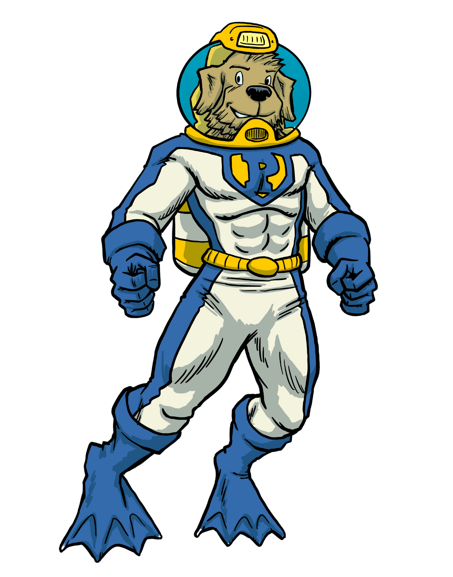 Power Pup: Dive Suit Sticker
